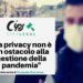 “La privacy non è un ostacolo alla gestione della pandemia” – Intervento di Pasquale Stanzione.