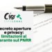 Decreto aperture e privacy: limitazioni al garante sul PNRR