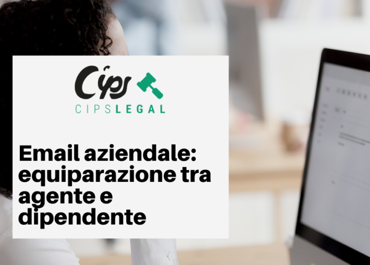 Email aziendale: collaboratore esterno e dipendente devono essere equiparati.