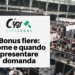 Bonus fiere: come e quando presentare domanda