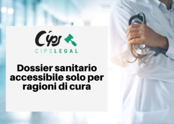 Dossier sanitario accessibile solo per ragioni di cura